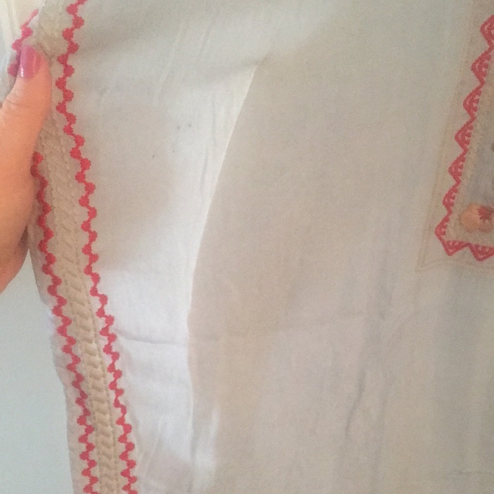 Embroidered Poncho Top - Picture 5 of 6